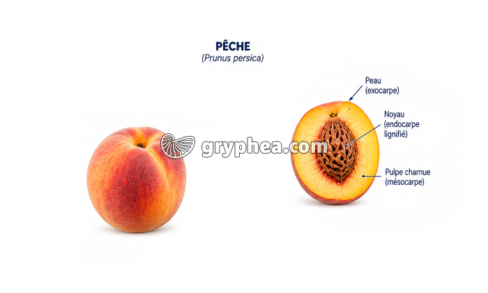 Fruit du Pêcher (pêche) - gryphea.com